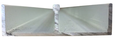 Sliding Door Dual Track - Upper Guide for 3/4” Thick Doors, 4 Feet