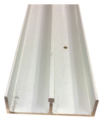 Sliding Door Dual Track - Upper Guide for 3/4” Thick Doors, 4 Feet