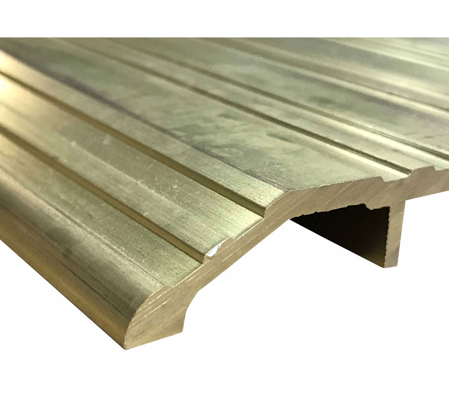 Pemko 171B 36" Mill Finish Extruded Bronze (Brass) Commercial Saddle