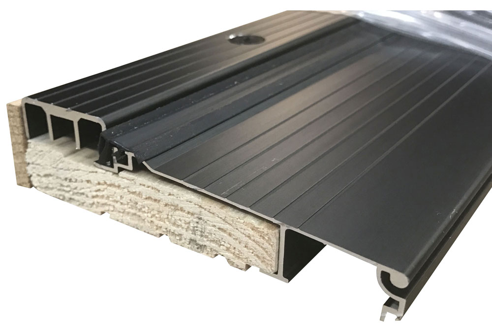 Pemko 94518D 120NT Dark Bronze Anodized Aluminum Narrow Trim Adjustable