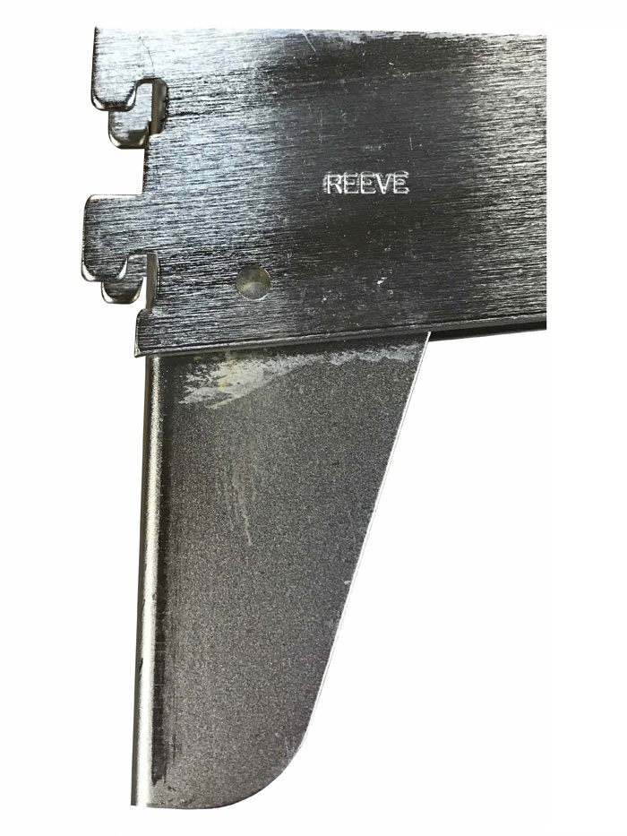 Reeve RV485ZC16 Zinc Double Slotted Heavy Duty Shelf Bracket 16" 1 Pc.