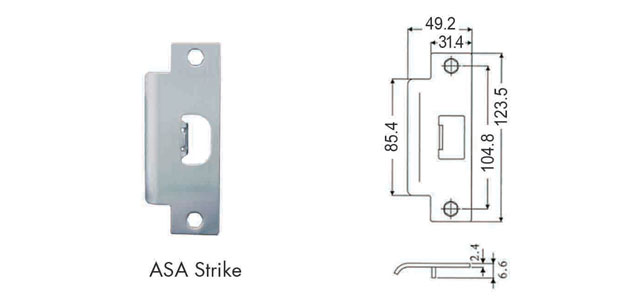 Townsteel_CD CDC_Cylindrical Locks_ASA strike