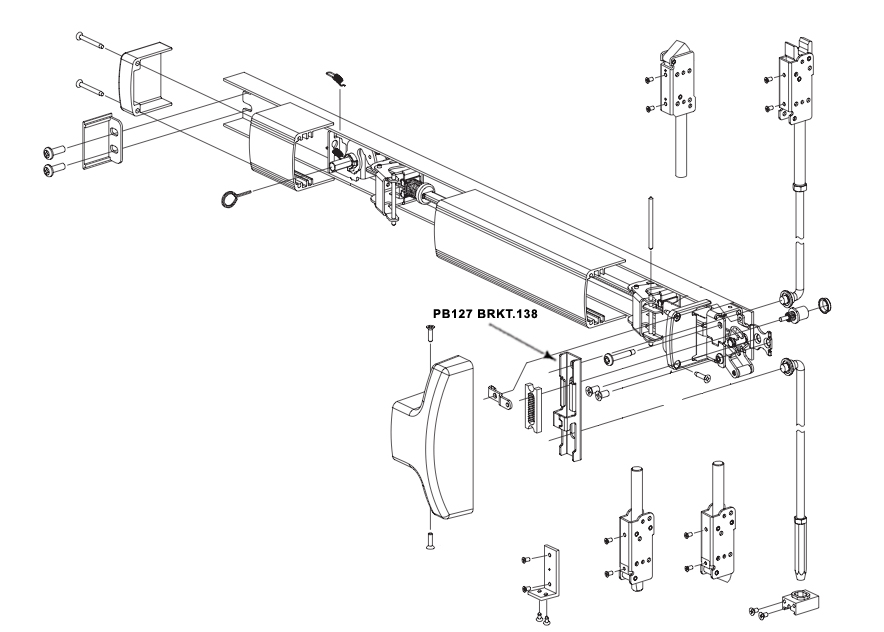 DorOMatic PB127 BRKT.138 Lift Bracket Package of 1