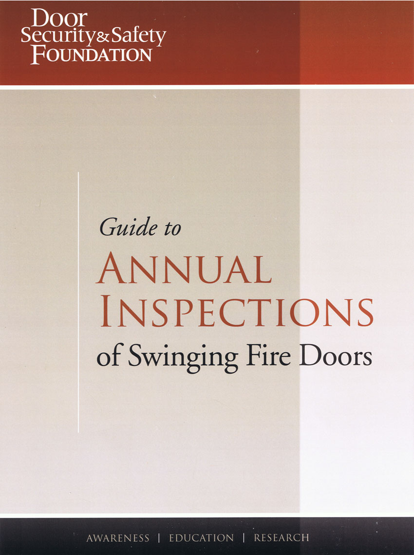 
Guide to Annual Inspections of Swinging Fire Doors